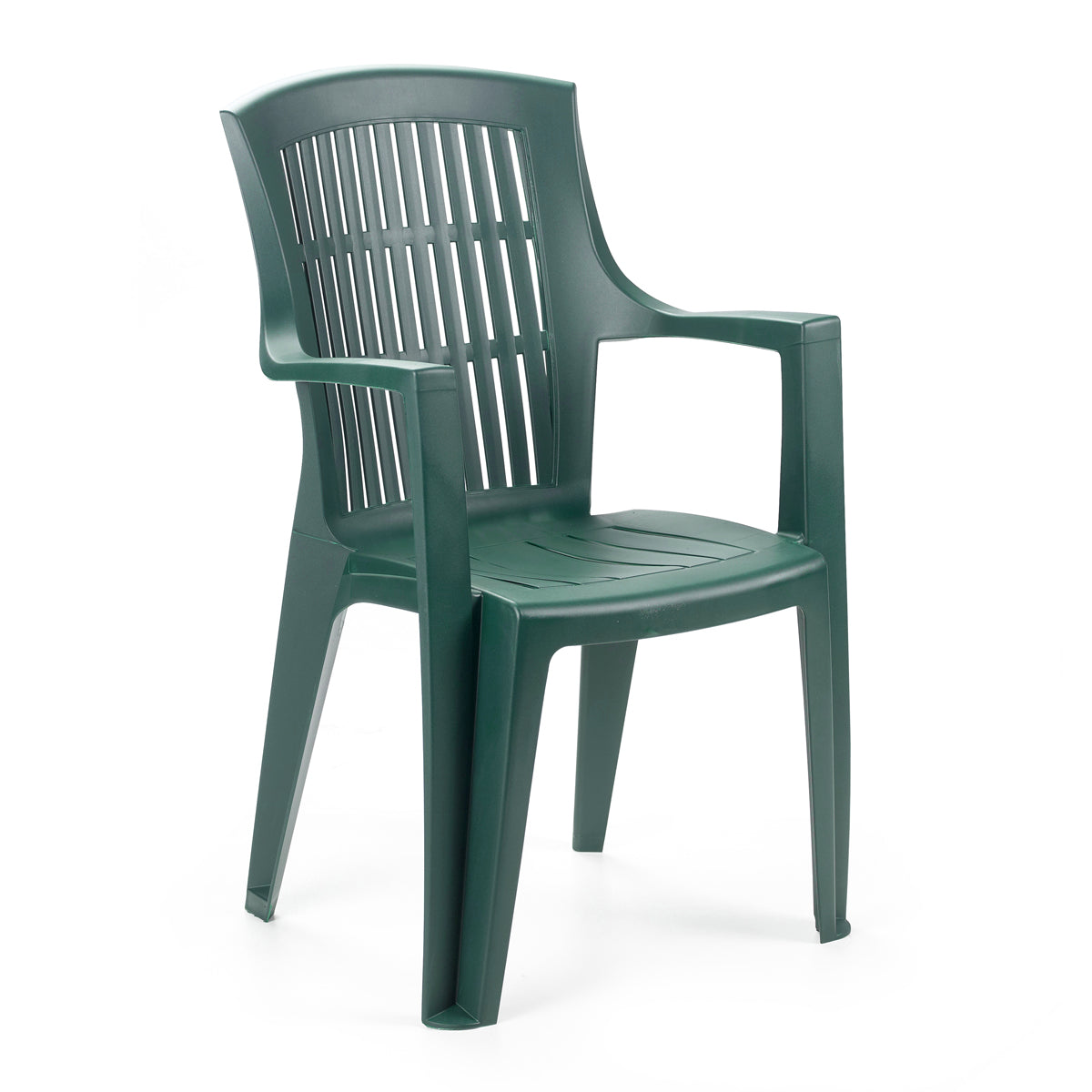 Poltrona Giardino Impilabile ARPA Linea Elegance - Schienale Alto, Polipropilene - Leggera cm 60x62x89h