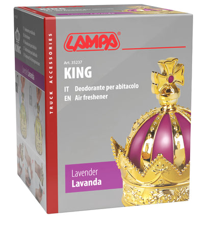La confezione di King, deodorante per abitacolo, 50 ml - Auto Nuova