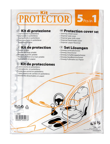 La confezione di Kit protezione 5 in 1