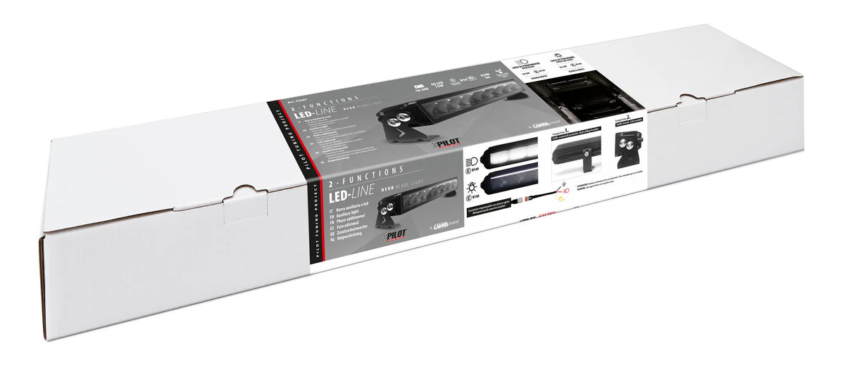 La confezione di Led-Line Total White, barra a Led 2 funzioni - 12/24V