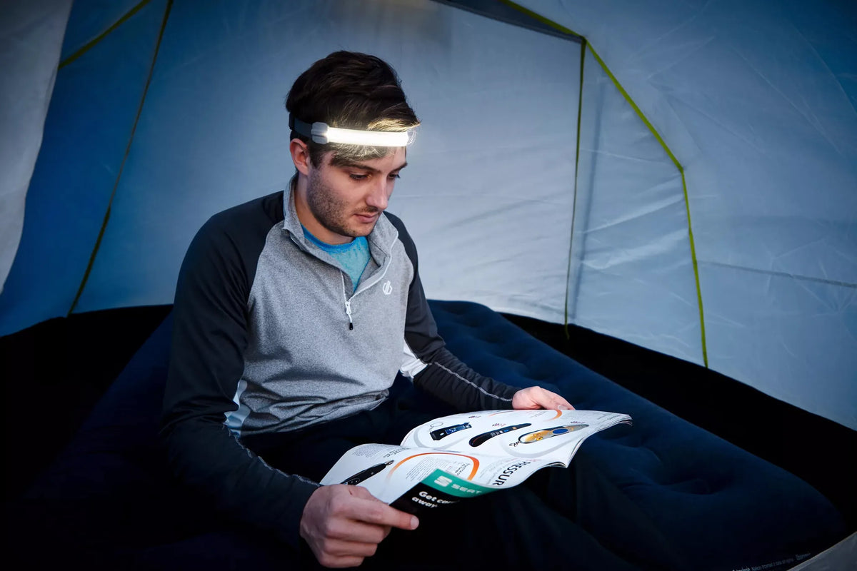 LEDinspect FLEXIBLE HEAD TORCH, torcia frontale flessibile montato sul veicolo, vista 2