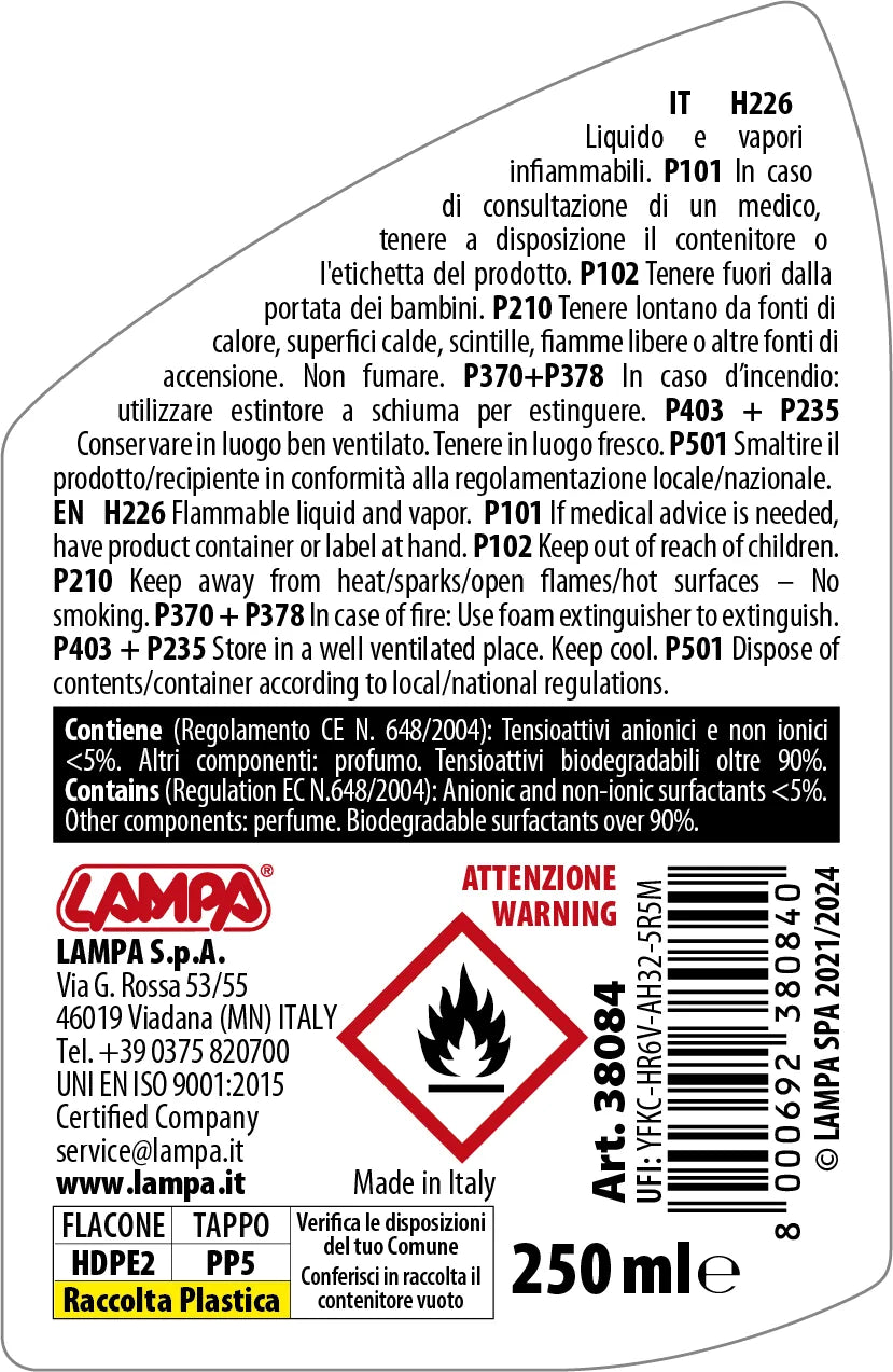 La confezione di Liquido detergente cristalli (-16°C) - 250 ml
