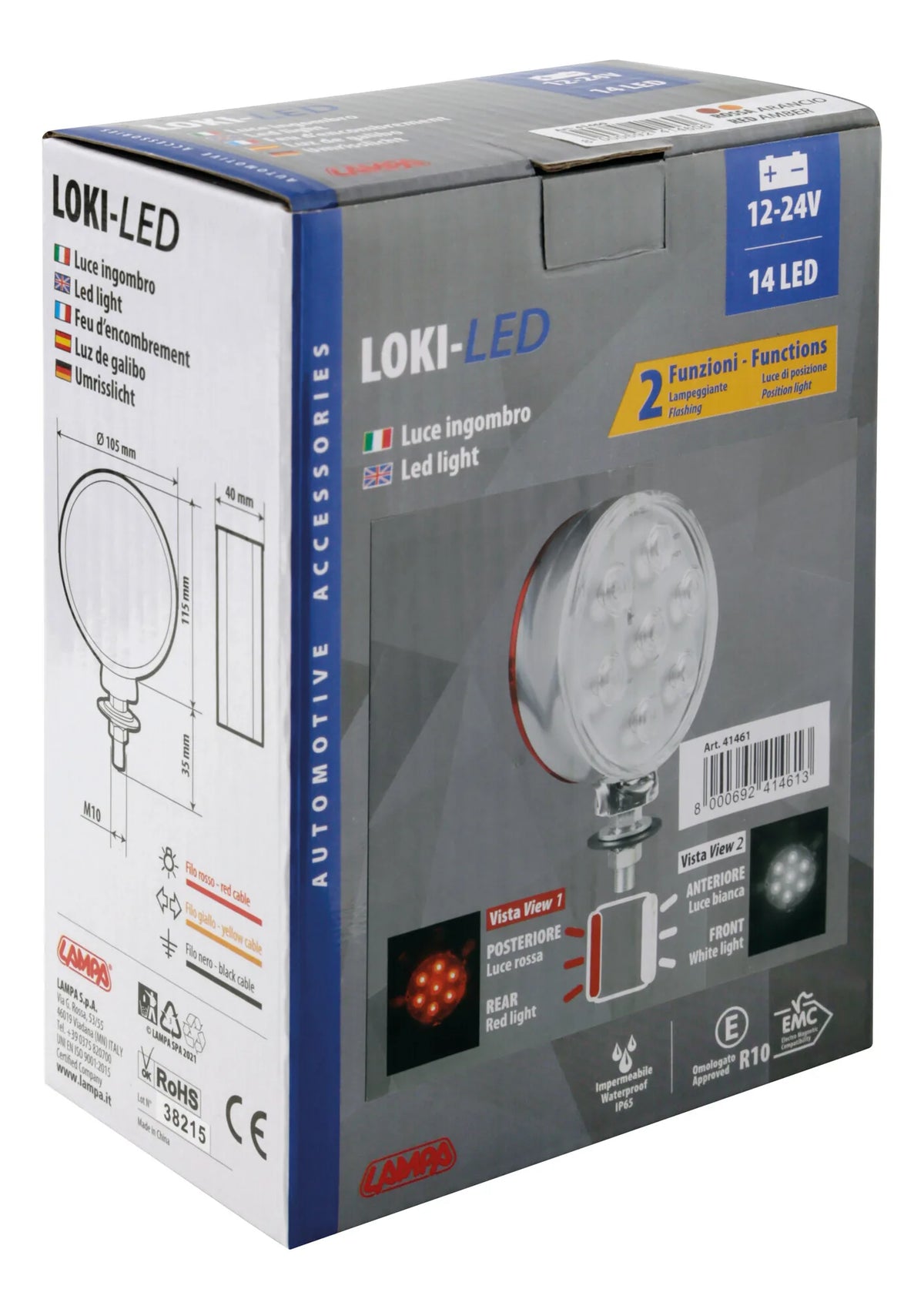 La confezione di Loki-Led, luce decorativa, doppia funzione - 14 Led, vista 2