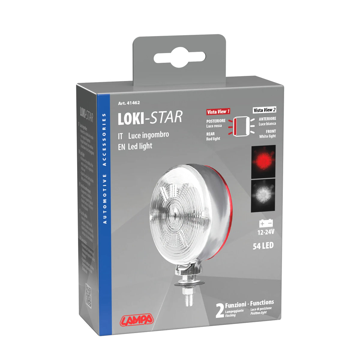La confezione di Loki-Star, luce decorativa, doppia funzione - 54 Led