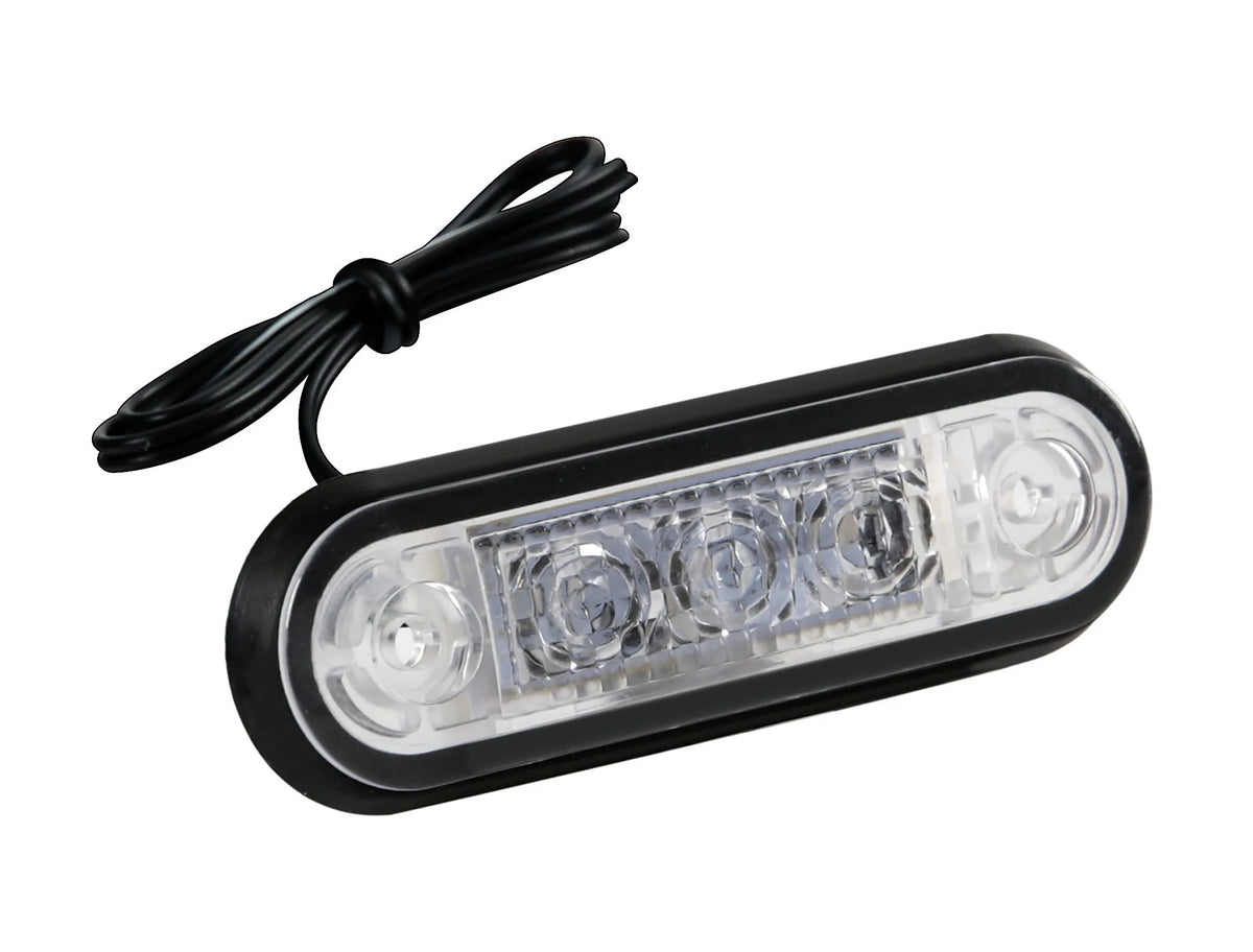 Luce decorativa - 3 Led - 12/24V — montaggio ad incasso