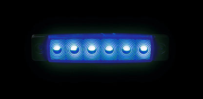 Luce decorativa - 6 Led su fondo bianco, vista 5