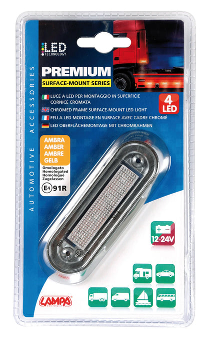La confezione di Luce ingombro - 4 Led, vista 2