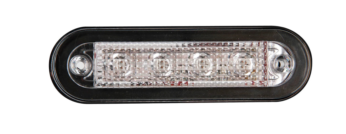Luce ingombro - 4 Led su fondo bianco, vista 2
