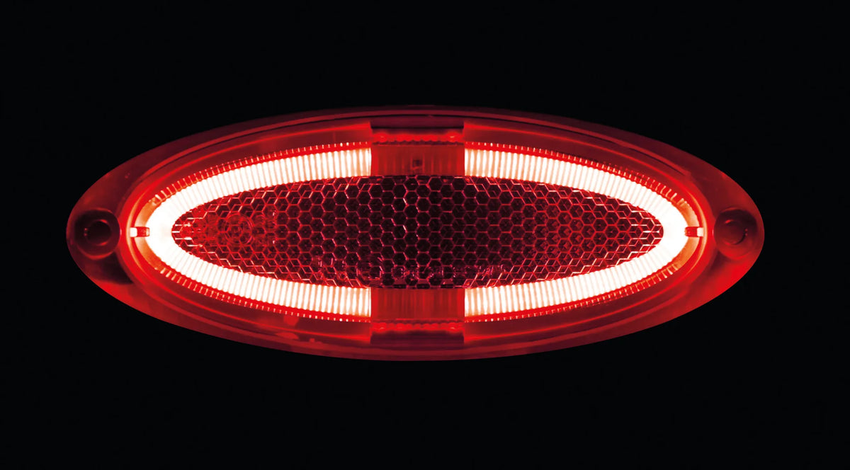 Luce ingombro - 4 Led - 12/24V su fondo bianco, vista 4