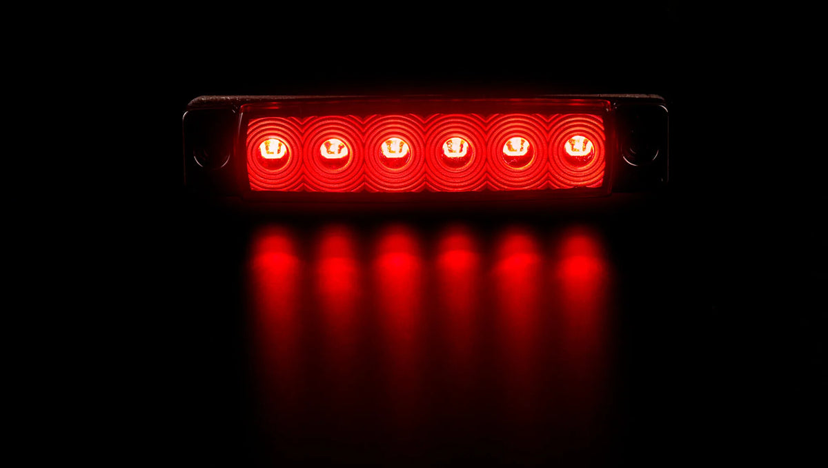 Luce ingombro - 6 Led su fondo bianco, vista 5