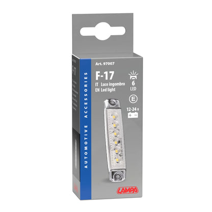 La confezione di Luce ingombro - 6 Led