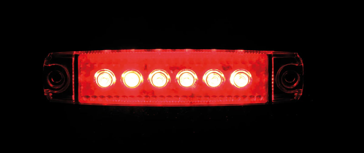 Luce ingombro - 6 Led su fondo bianco, vista 4
