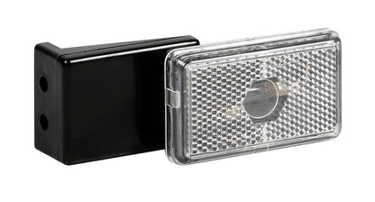 Luce ingombro con catarifrangente e staffa — lampadina C5W, 12V inclusa