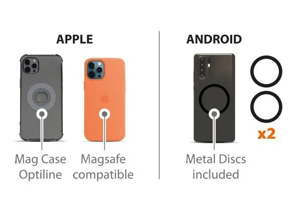 Disegno tecnico quotato di Mag, caricatore wireless magnetico 3 in 1, con le misure