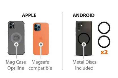 Disegno tecnico quotato di Mag, caricatore wireless magnetico 3 in 1, con le misure