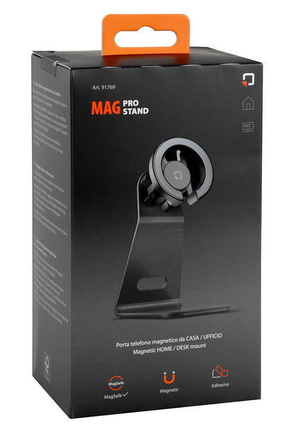 La confezione di Mag Pro Stand, porta telefono magnetico da casa / ufficio