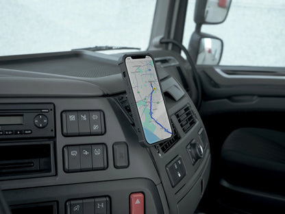 Mag Pro Stick, Porta telefono magnetico con attacco adesivo montato sul veicolo