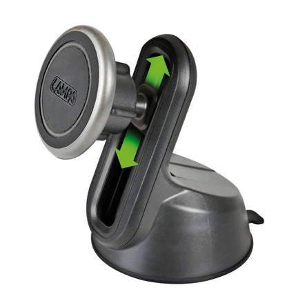 Magneto Elevator, porta telefono magnetico con ventosa — magnete rivestito in silicone antiscivolo ed antigraffio