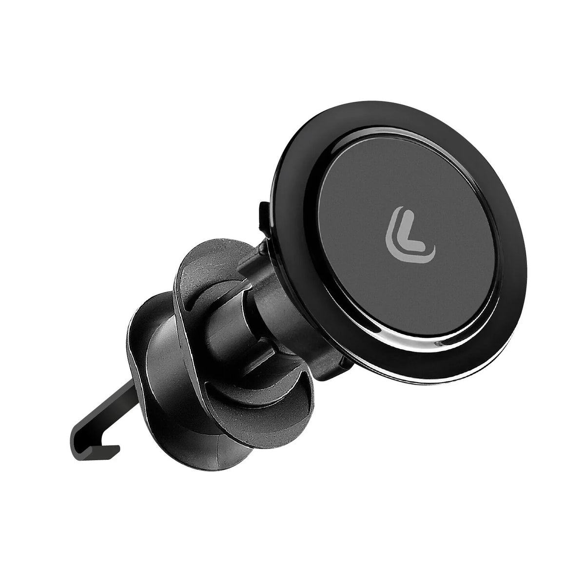 Magneto Plus, porta telefono magnetico a clip — sistema “Push and hook” per un fissaggio rapido alle alette della bocchetta…