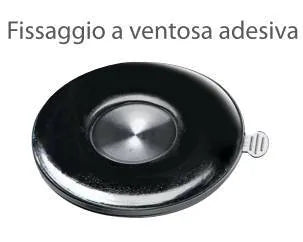 Disegno tecnico quotato di Magneto Wireless, porta telefono magnetico con carica, con le misure