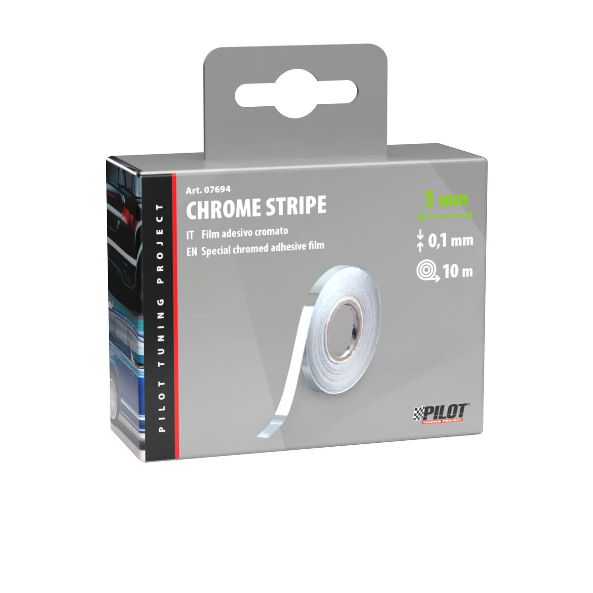 La confezione di Maniac-Chrome Stripe - 10 m