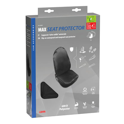 La confezione di Max Seat Protector, il salvasedile impermeabile universale