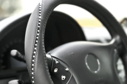 Merilyn, coprivolante in Skeentex con cristalli - S - Ø montato sul veicolo