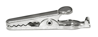 Micro-clips, set 4 pinzette isolate - 4,5 cm su fondo bianco, vista 2