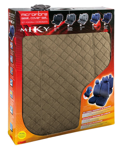 La confezione di Miky, set fodere coordinate in microfibra