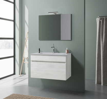 Mobile bagno - Bogotà - cm 80x46x50h - specchio cm 80x60h