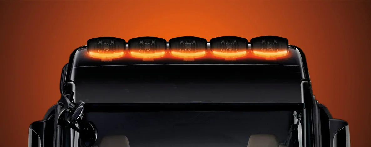 Modulo luce arancio montato sul veicolo
