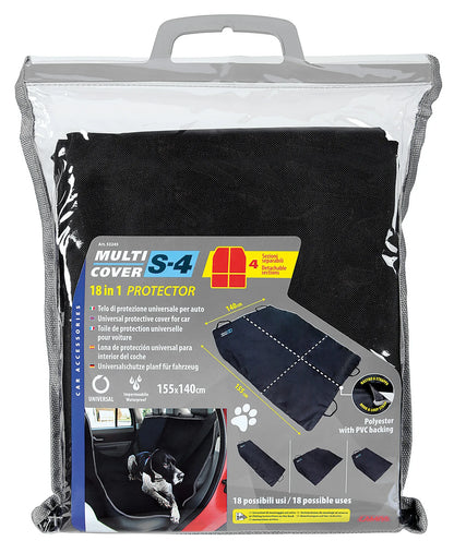 La confezione di Multi-cover S-4, telo di protezione universale per interno