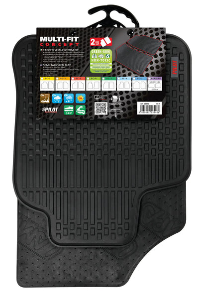 La confezione di Multi-Fit Concept, tappeti semi-custom-fit, 2 pz - SC-7 -