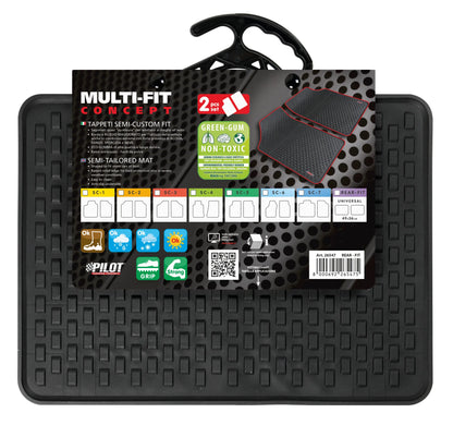 La confezione di Multi-Fit Concept, tappeti semi-custom-fit, 2 pz - SC-7 -