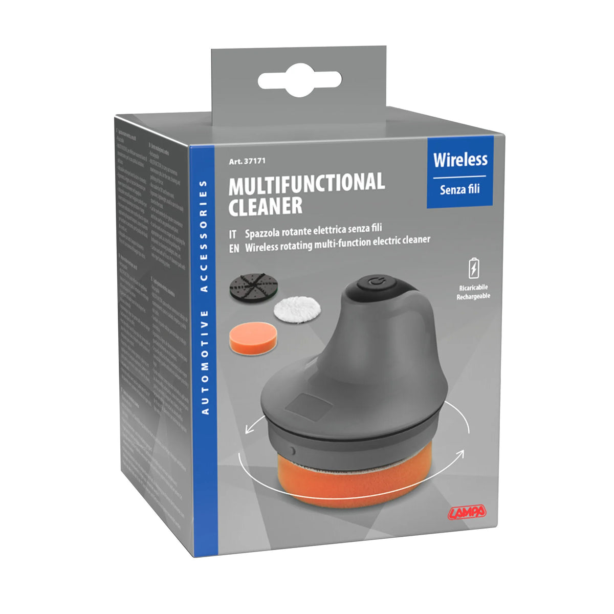 La confezione di Multifunctional cleaner, spazzola rotante elettrica, senza