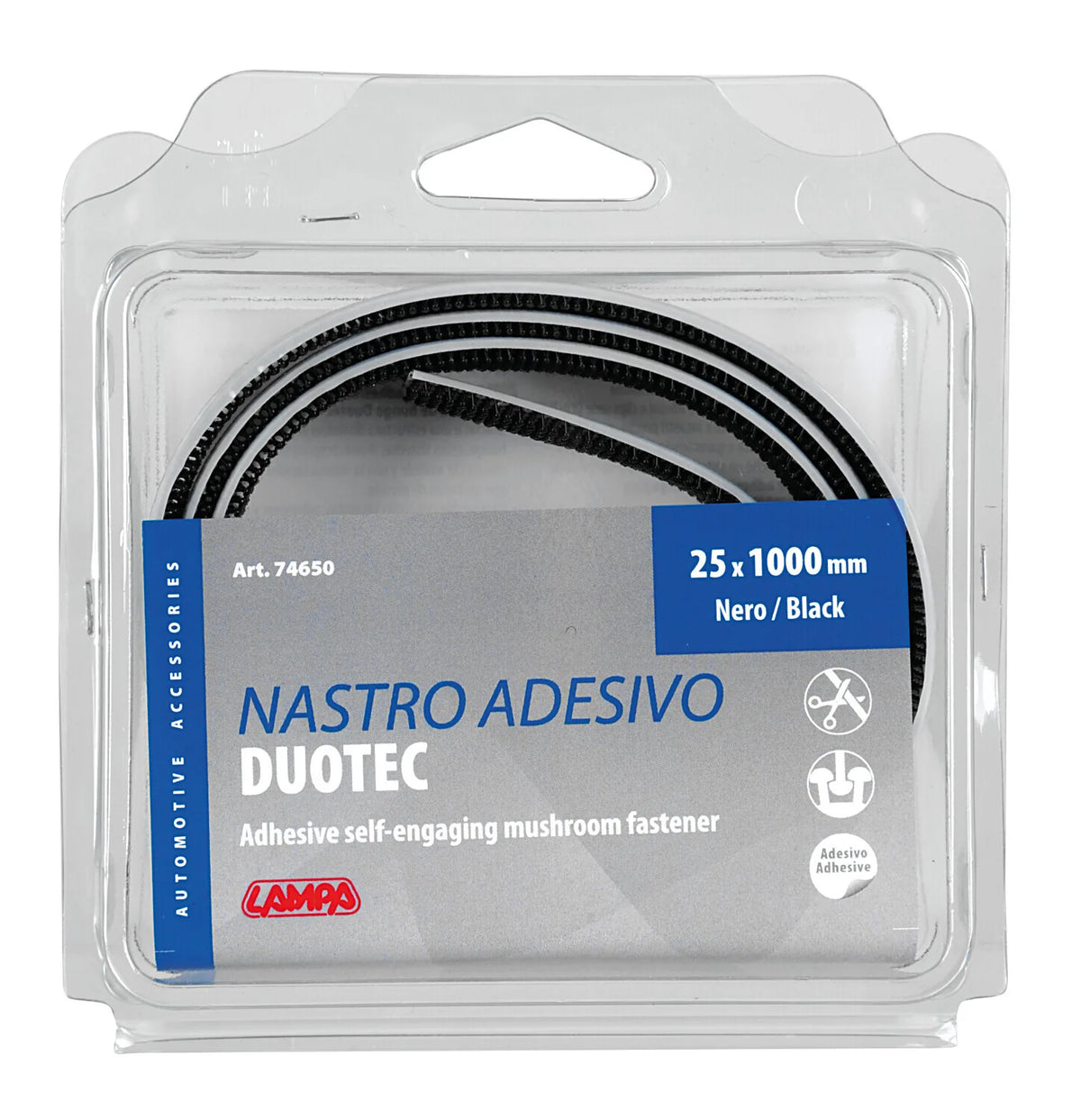 La confezione di Nastro adesivo Duotec auto-accoppiante - 25x1000 mm