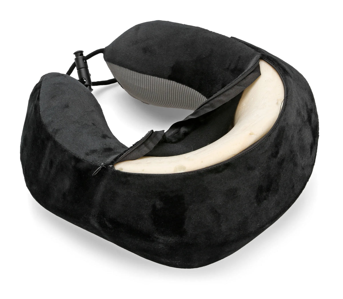 Neck-Luxe, cuscino per collo ergonomico da viaggio — rivestimento removibile e lavabile