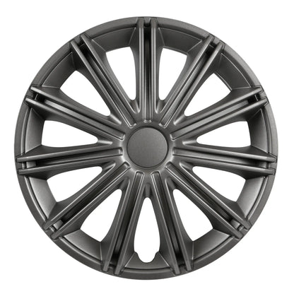 Nero Dark - Set 4 copricerchi - Ø — set 4 copricerchi In ABS, verniciatura doppio strato