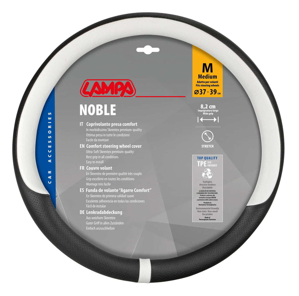 La confezione di Noble, coprivolante in Skeentex - M - Ø 37/39 cm