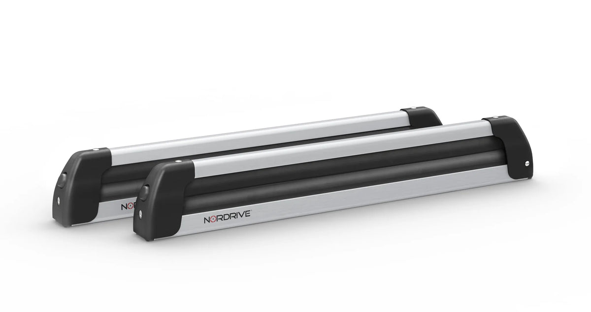 Nordic-King EVO aluminium NK-60, portasci per barre da tetto — gomma morbida e performante anche in condizioni di freddo…