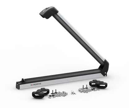 Nordic-King EVO aluminium NK-60, portasci per barre da tetto — iN DOTAZIONE: