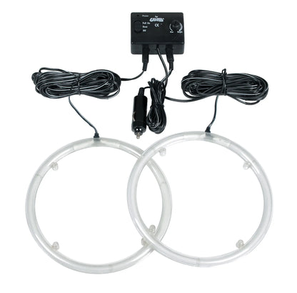 NR-15, Neon Rings 12V - Ø 15 cm su fondo bianco
