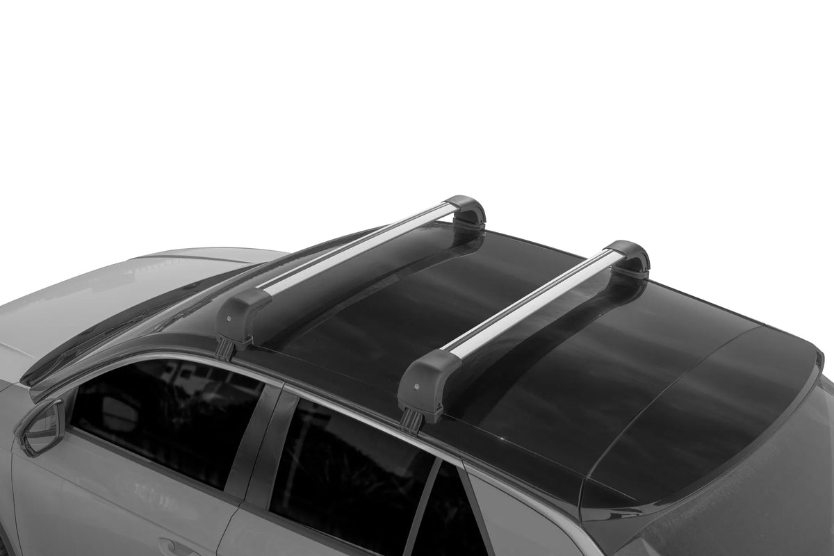 Origine RF (Roof), set 4 piedi per barre portatutto montato sul veicolo, vista 3