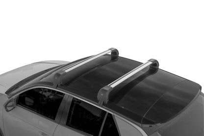 Origine RF (Roof), set 4 piedi per barre portatutto montato sul veicolo, vista 3