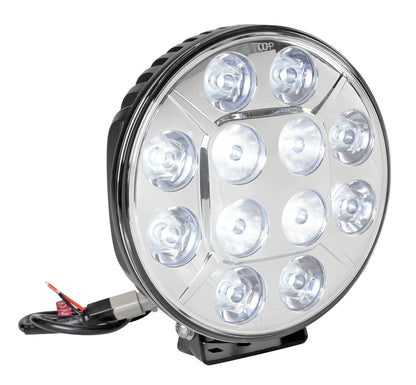 Orion, proiettore supplementare a 12 Led - 12/24V - Ø 215 mm — struttura in alluminio, impermeabile IP68