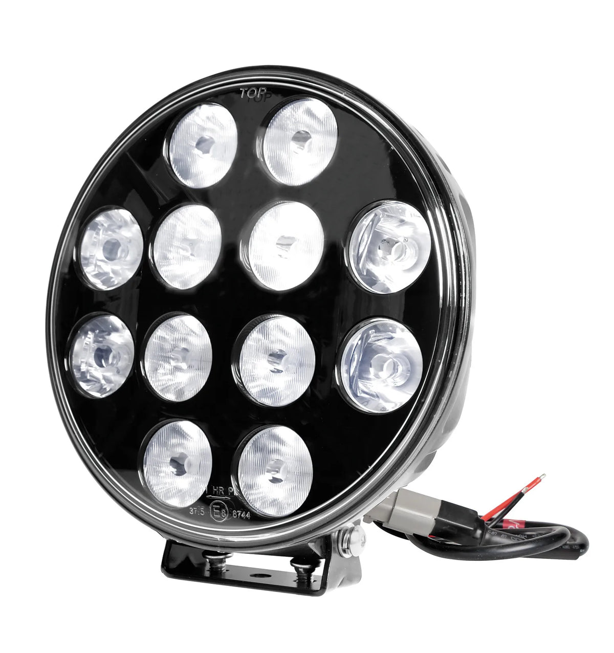 Orion, proiettore supplementare a 12 Led - 12/24V - Ø 215 mm — struttura in alluminio, impermeabile IP68