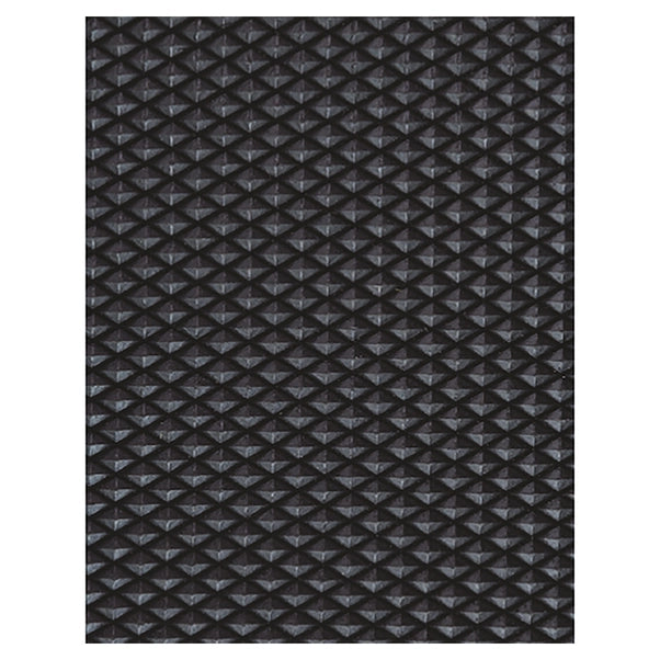 Pavimento copripavimento gomma  mm.3 piramide h.120 nero - 18 mq