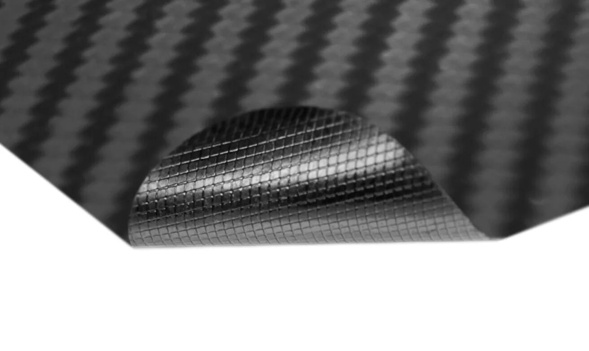 Pellicola adesiva carbon-look — speciale per interni auto come cruscotto, plancia, inserti portiere..