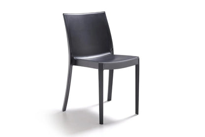 Sedia Impilabile PERLA - Polipropilene - Uso Interno/Esterno, Finitura Matt - cm 47x55x82h