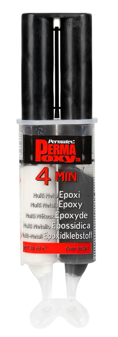 Permapoxy, adesivo per metalli - 2x25 ml — bicomponente, sistema adesivo epossidico di riempimento